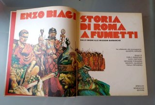 Biagi Storia di Roma a Fumetti vintage Mondadori