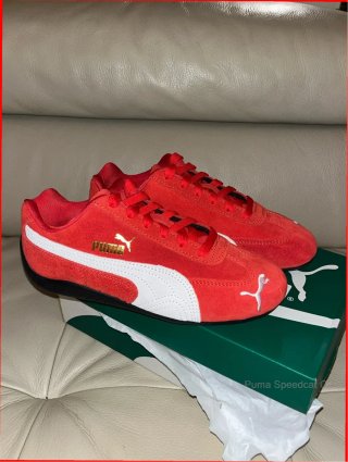 Zapatillas Puma Talla 42 Rojas y Blancas