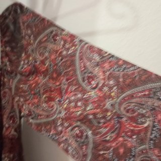 Vestido largo estampado otoño
