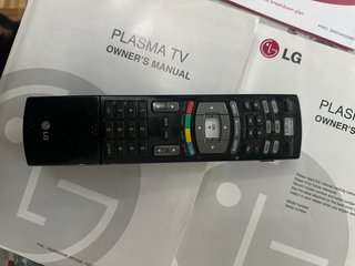 LG PLASMA 60” VINTAGE 60PY2R + MANDO ORIGINAL + DO