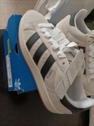 Adidas Campus Beige/Negro Talla 41 1/3