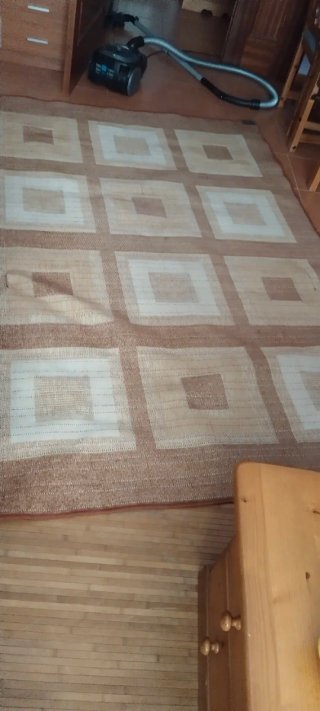Alfombra Marrón y Amarilla 2,30x1,55m