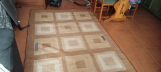 Alfombra Marrón y Amarilla 2,30x1,55m