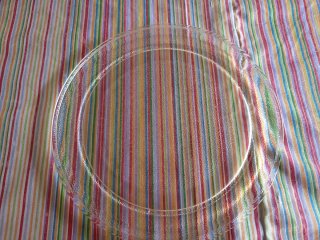 Plato Microondas Cristal 24.5cm ,tengo 2