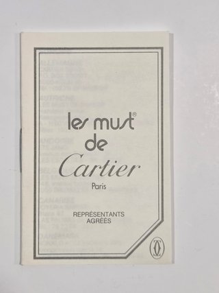 Certificado de Garantía Cartier Must Relojes