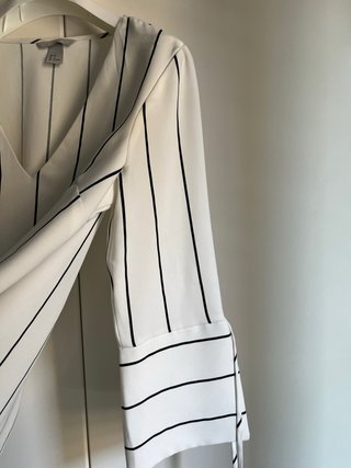 Tunica H&M maniche ampie righe