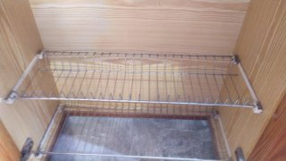 Mueble cocina alacena y escurridor de madera