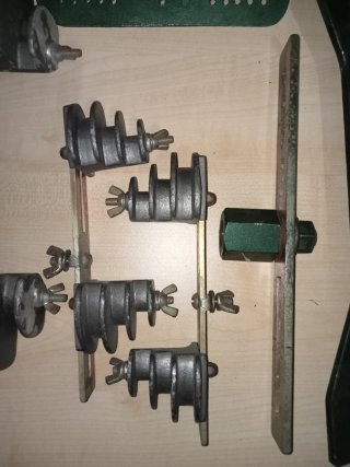 Juego moldes adaptables bobinado motores