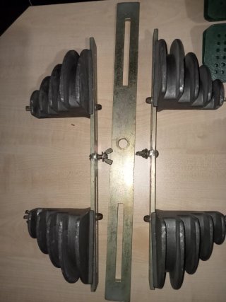 Juego moldes adaptables bobinado motores