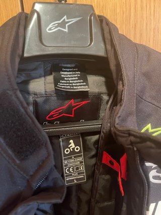 Chaqueta Alpinestars Racing Negra y Amarilla