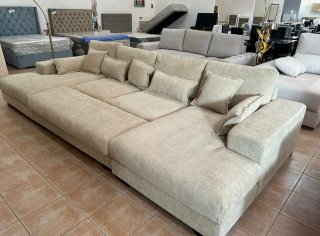 GIGANTE SOFA CAMA EN DOS COLORES NUEVO A ESTRENAR