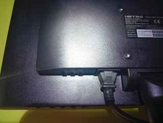 Ordenador Dell Negro y Monitor