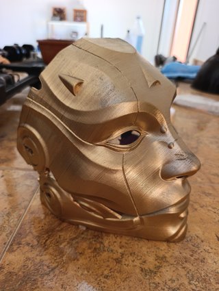 Máscara Robot 3D Cosplay Festival Personalizable