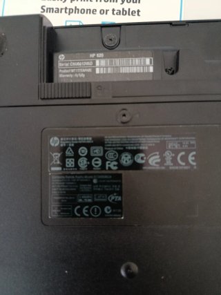 Ordenador Portátil HP 620Negro/Gris