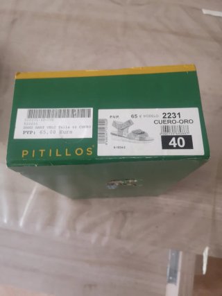 Sandalias Pitillos Talla 40 Marrones