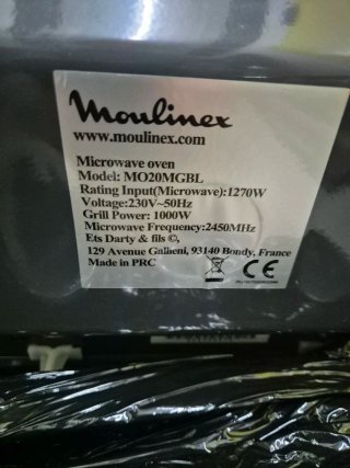 Microondas Moulinex Negro