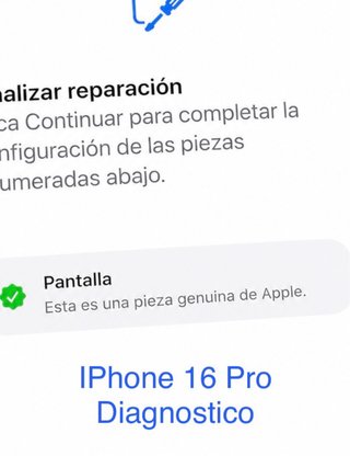 Pantalla iPhone 16 Pro Original Apple Reparada