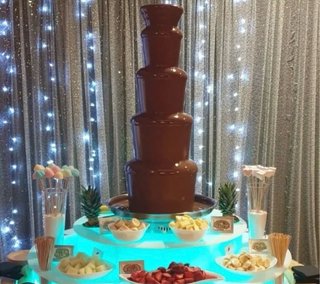 Fuente de chocolate profesional