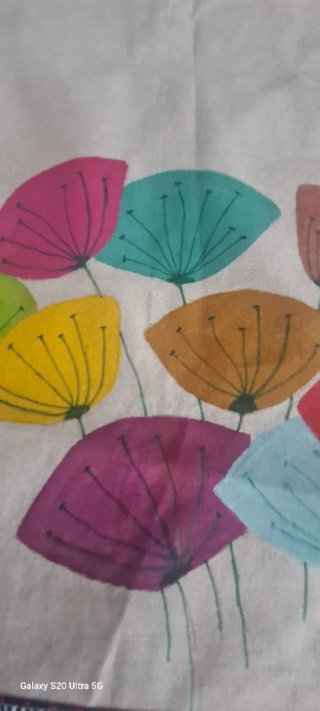 Naperon Estampado Flores Dentes-de-Leão