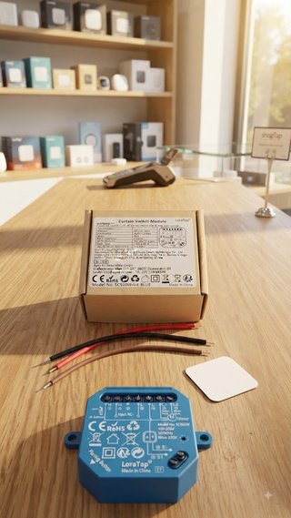 LoraTap Módulo Cortina Inteligente SC500W-V4-BLUE