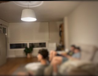 Lámpara de techo Kulla Ikea blanca