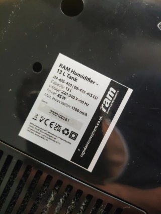 Humidificador RAM 13L