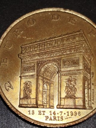 Medalla 2€ Arco del Triunfo París