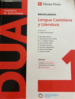 Libro Bachillerato Lengua Castellana y Literatura