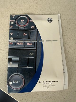 Cargador CD Volkswagen Negro