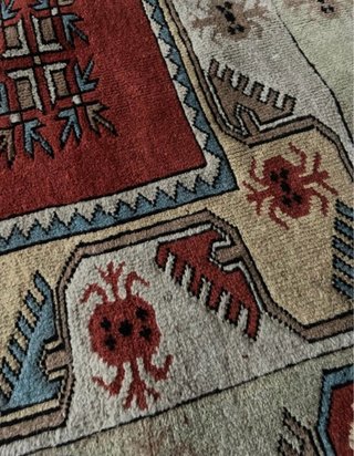 Alfombra Kazak Turca Vintage 125x203