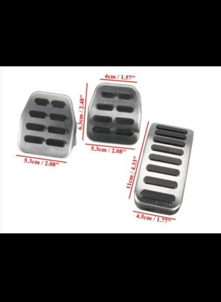 PEDALES ALUMINIO, TIPO AUDI TT/GRUPO VAG