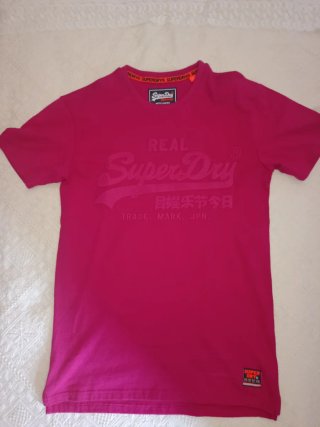 Camiseta Superdry Rosa Talla S