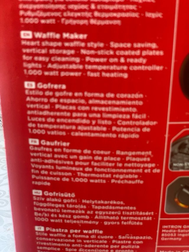 Gofrera OK. Nueva