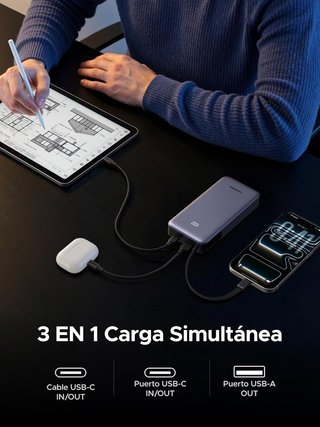 UGREEN Nexode PB537 PowerBank 20000mAh 55W PD45W