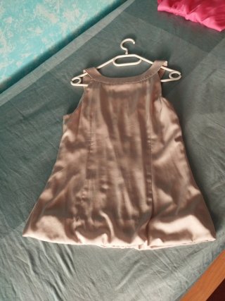 Blusa seda beige talla 38