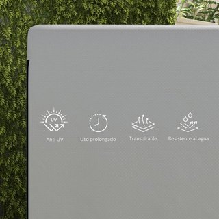 Funda Balancín Jardín 3 Plazas Impermeable 215cm