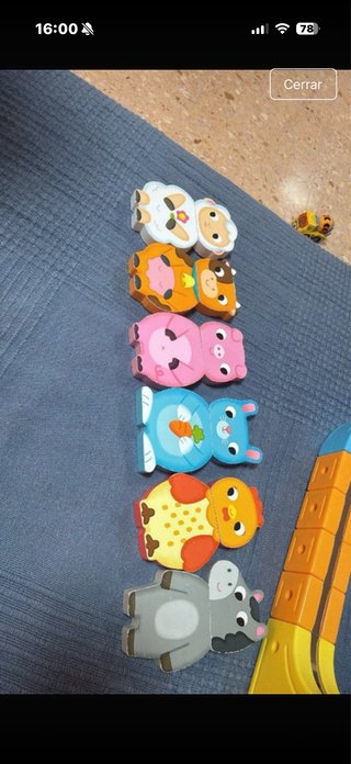 Puzzle magnético Goula animales