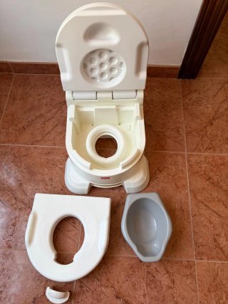 Orinal infantil Fisher-Price precioso y divertido.