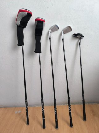Bolsa de golf y palos de golf Junior