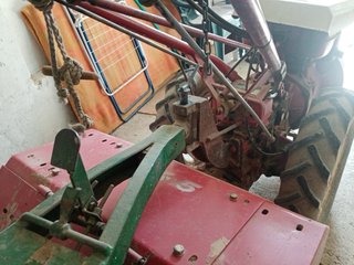 Motocultor Lander 14 CV con remolque