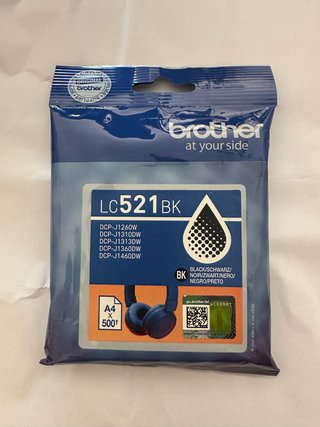 Cartucho Tinta Brother LC521BK Negro