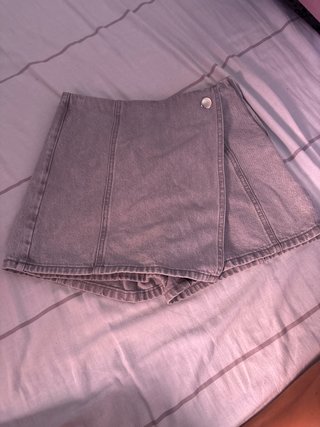 Falda pantalón gris
