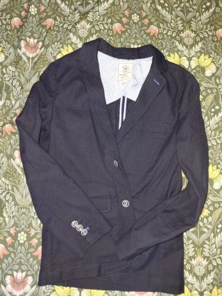 Blazer niño azul