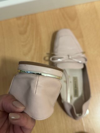 Bailarinas Zara Rosa Claro Talla 37