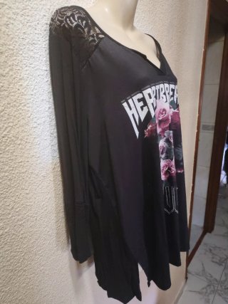 Blusa Heartbreaker con rosas