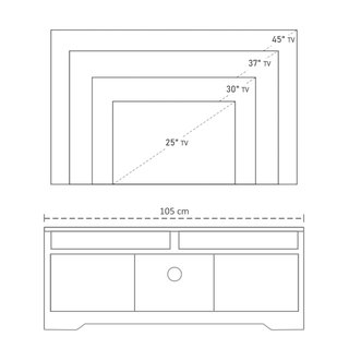 Mesa TV mueble televisión