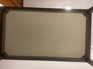 Mesa de cristal templado estilo escritorio