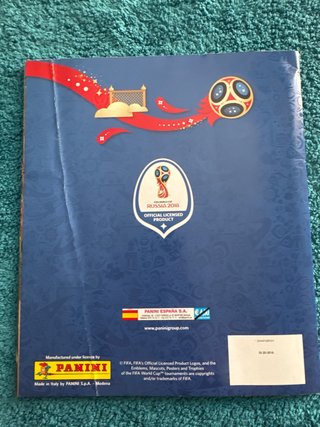 Álbum Panini Mundial Rusia 2018 Vacío
