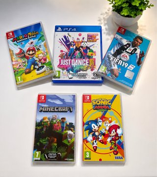 Lote 5 Videojuegos Switch y PS4