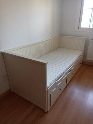Sofá Cama Diván Ikea Hemnes Blanco